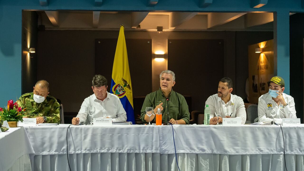 Iván Duque presidente de Colombia lanzó el Plan de Seguridad Navideña