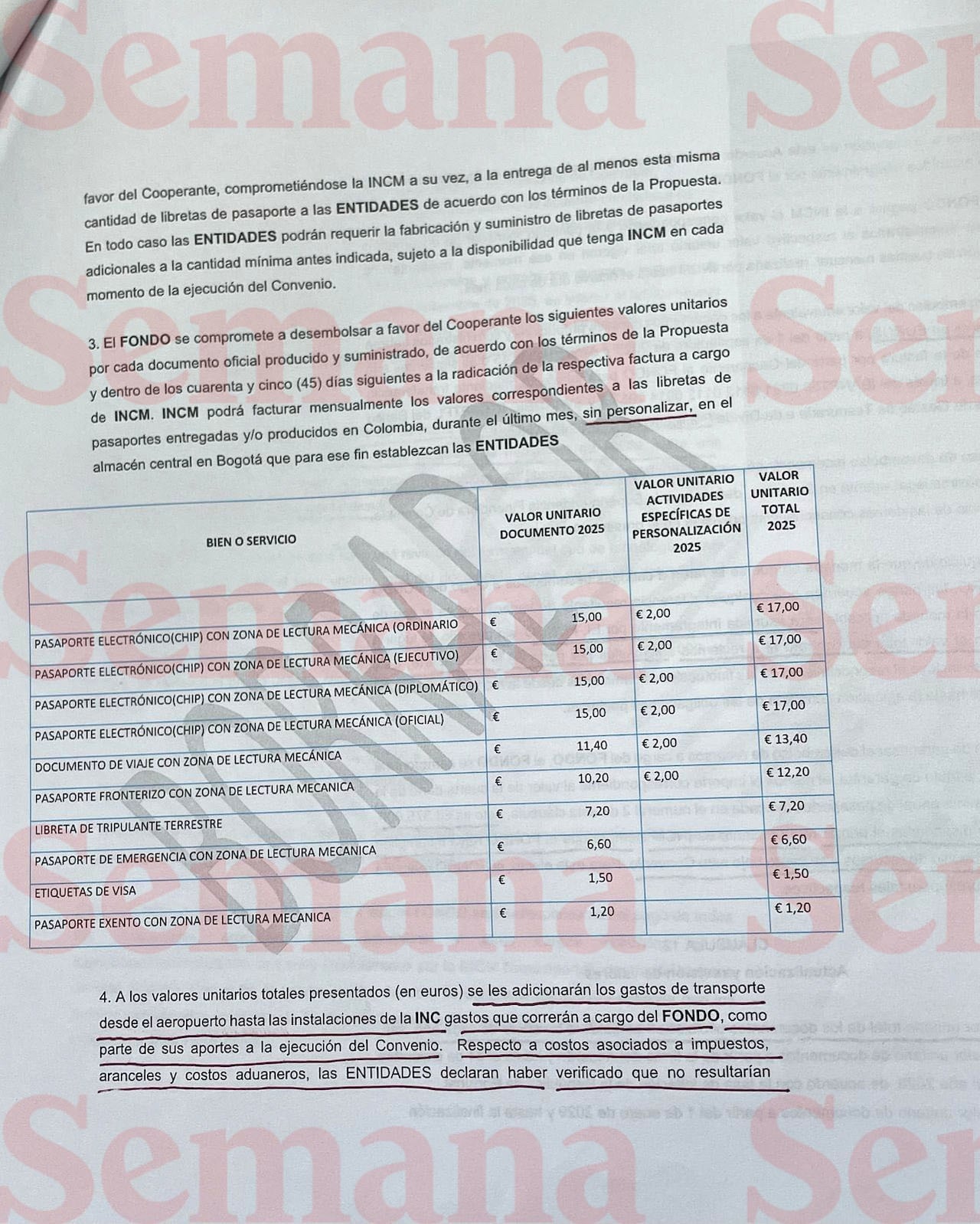 Este sería el borrador del convenio interadministrativo entre Colombia y Portugal.