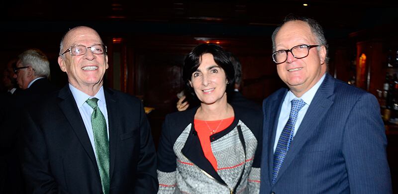 Enrique Santos Calderón, Catalina Crane y Santiago Figueroa.