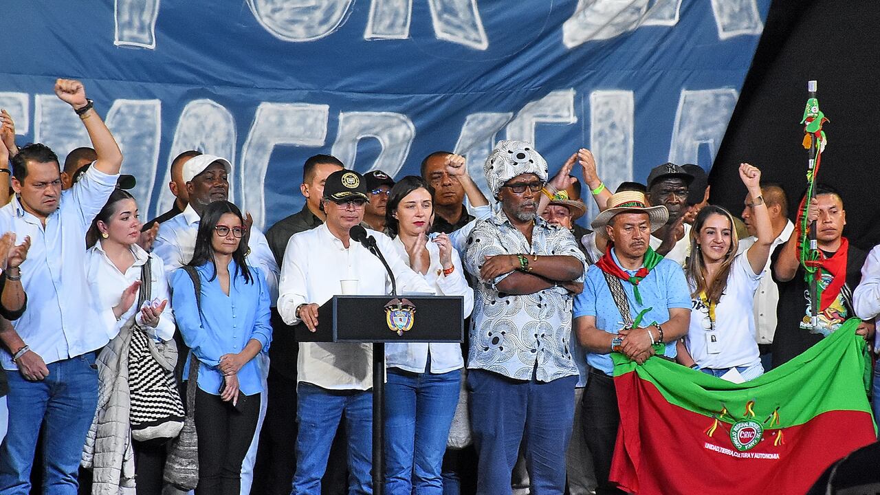 Gustavo Petro en Cali.