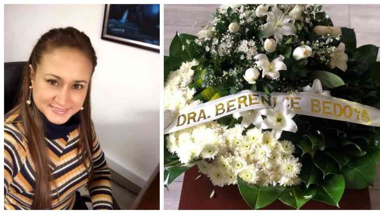 Esta fue la corona fúnebre que llegó a la ASI.