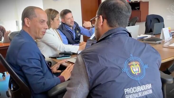 Visita de la Procuraduría a la EPS Salud Total