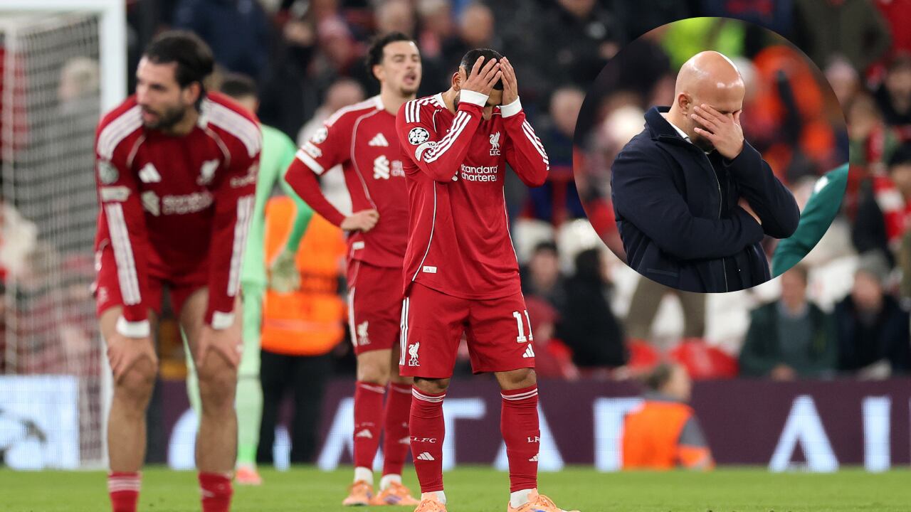 Arne Slot vive días complicados al mando de Liverpool.