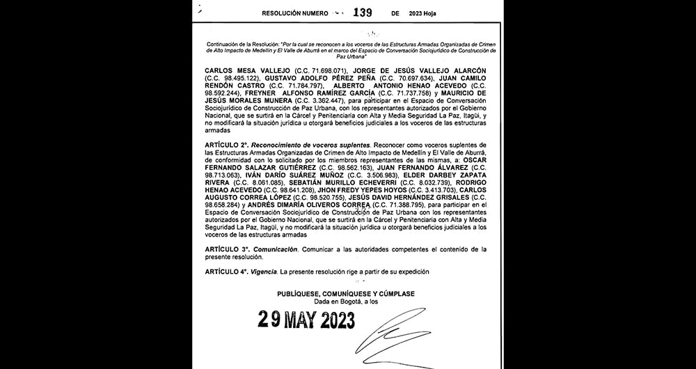 La organización mafiosa de El Mesa se ha extendido a varias zonas del país.