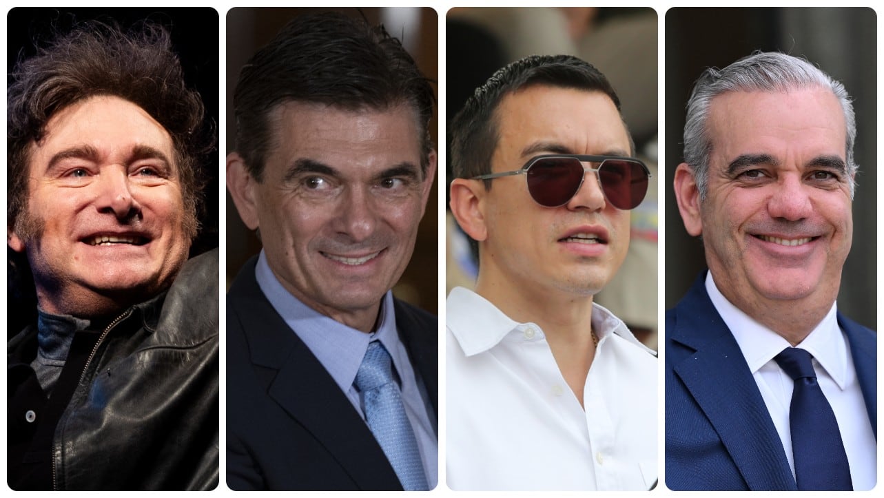 Javier Milei, Rodrigo Paz, Daniel Noboa y Luis Abinader son algunos de los mandatarios que felicitaron a Abelardo De La Espriella