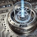 Imagen conceptual del reloj nuclear generada mediante inteligencia artificial.