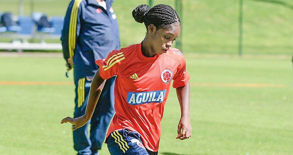 Linda Caicedo es una futbolista colombiana que juega de delantera en el Deportivo Cali de la Liga Profesional Femenina de Fútbol de Colombia.