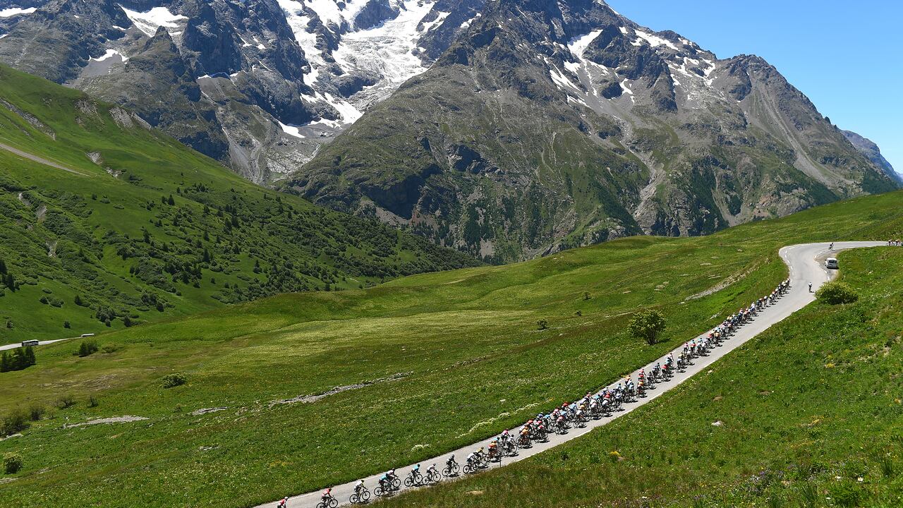 Col du Galibier, uno de los puertos más temidos en el Tour de Francia.