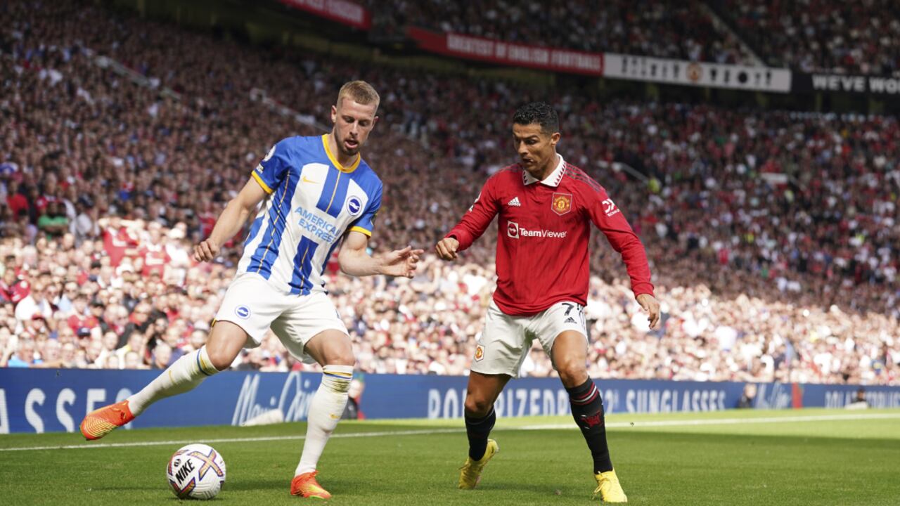 El astro portugués fue suplente en el Old Trafford.