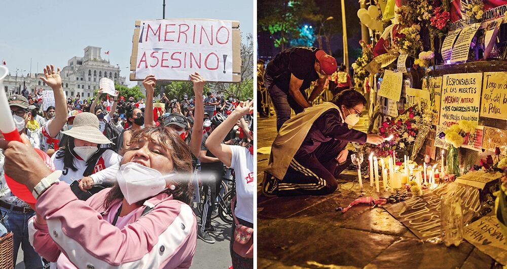  La respuesta brutal de la policía a las multitudinarias movilizaciones dejó como saldo dos muertos y más de 200 heridos. 