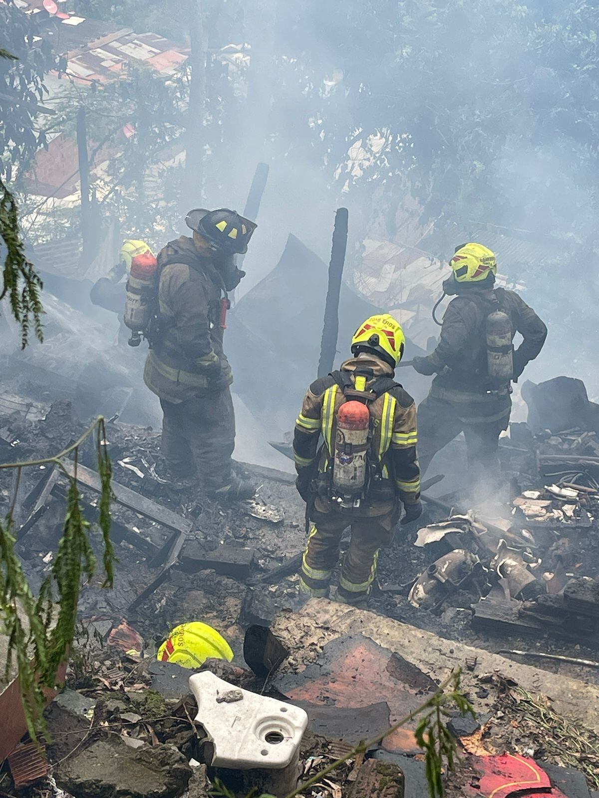 Incendio en Medellín
