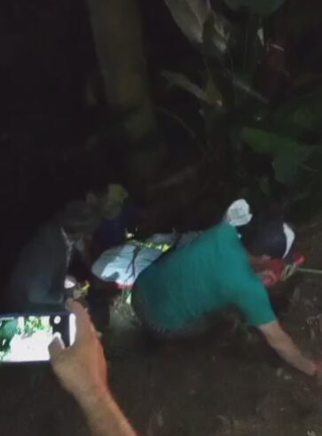 El cuerpo de Bomberos y la comunidad rescataron a las víctimas.