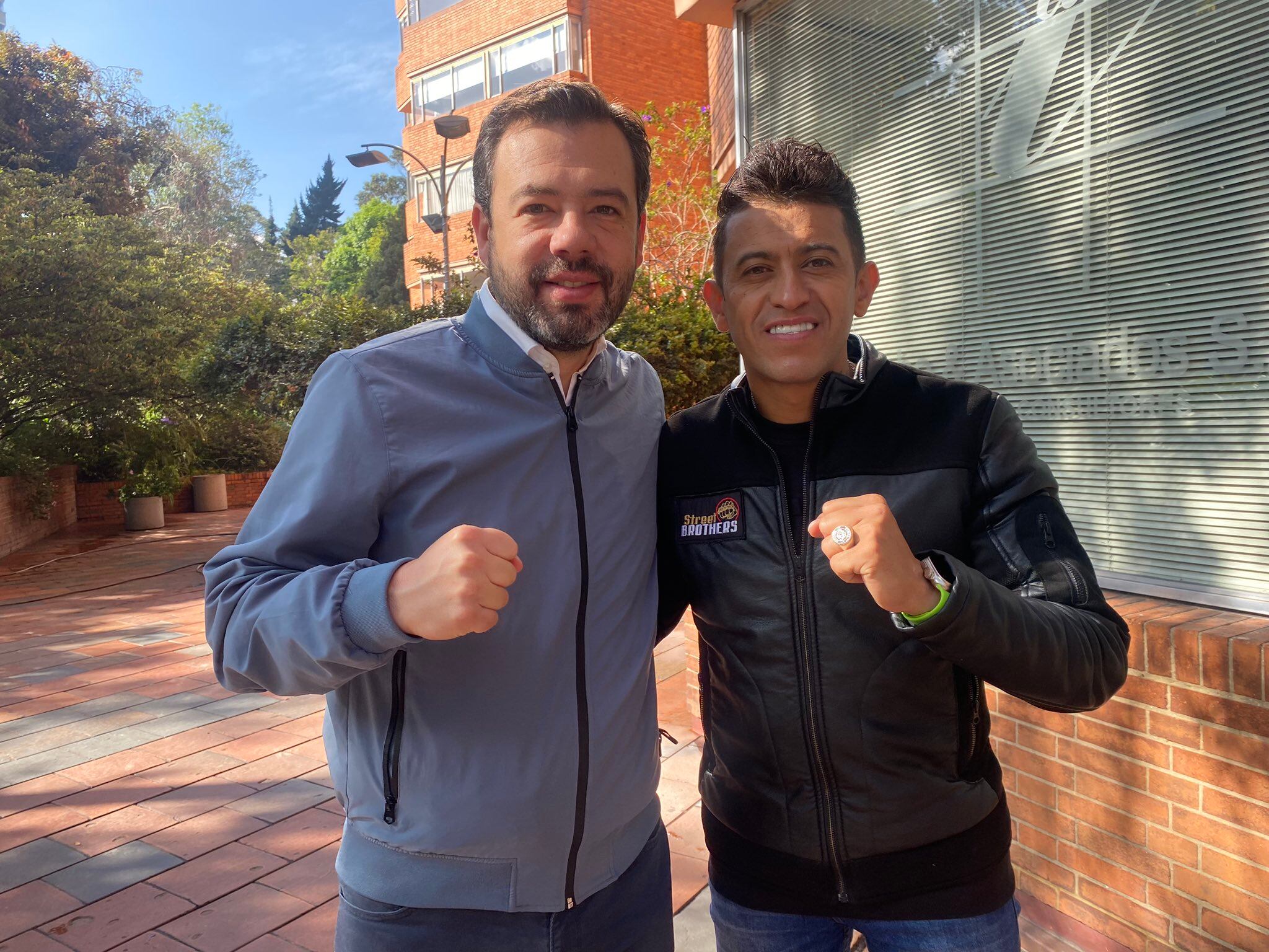 Carlos Fernando Galán y Julián Forero 'Fuchi'