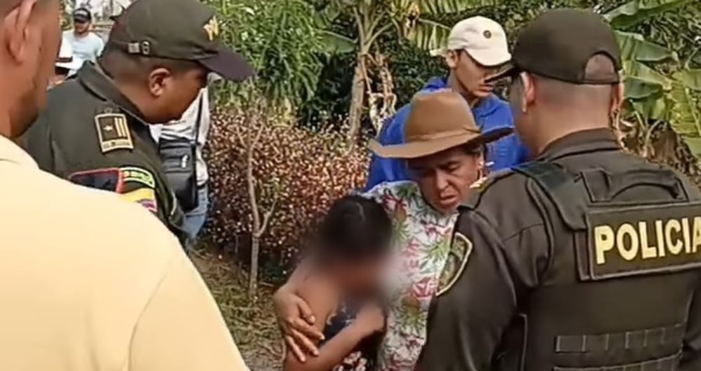 Operativos de desalojo de la Policía Nacional en Aguazul, Casanare.