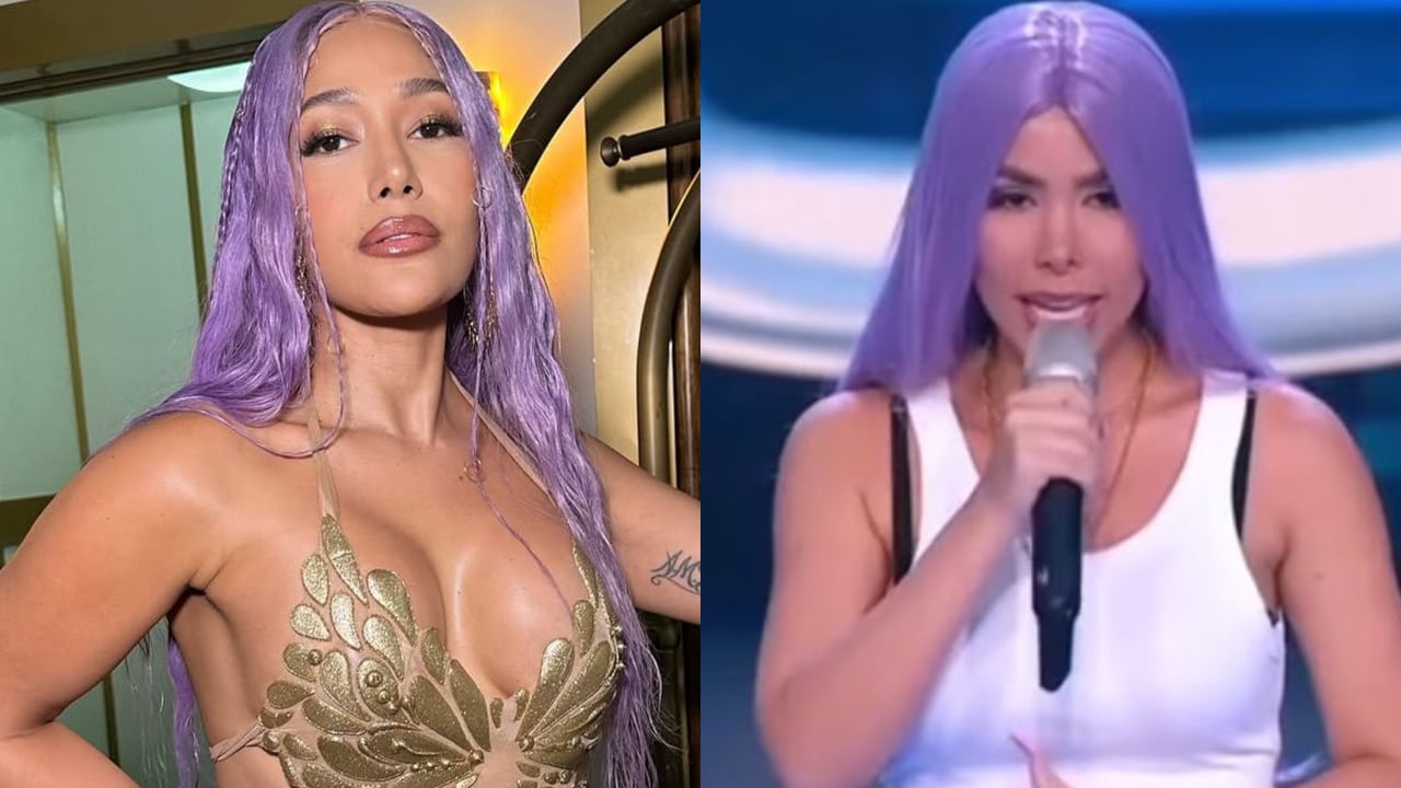 Fariana reaccionó en sus redes sociales a su imitadora de 'Yo me llamo'.