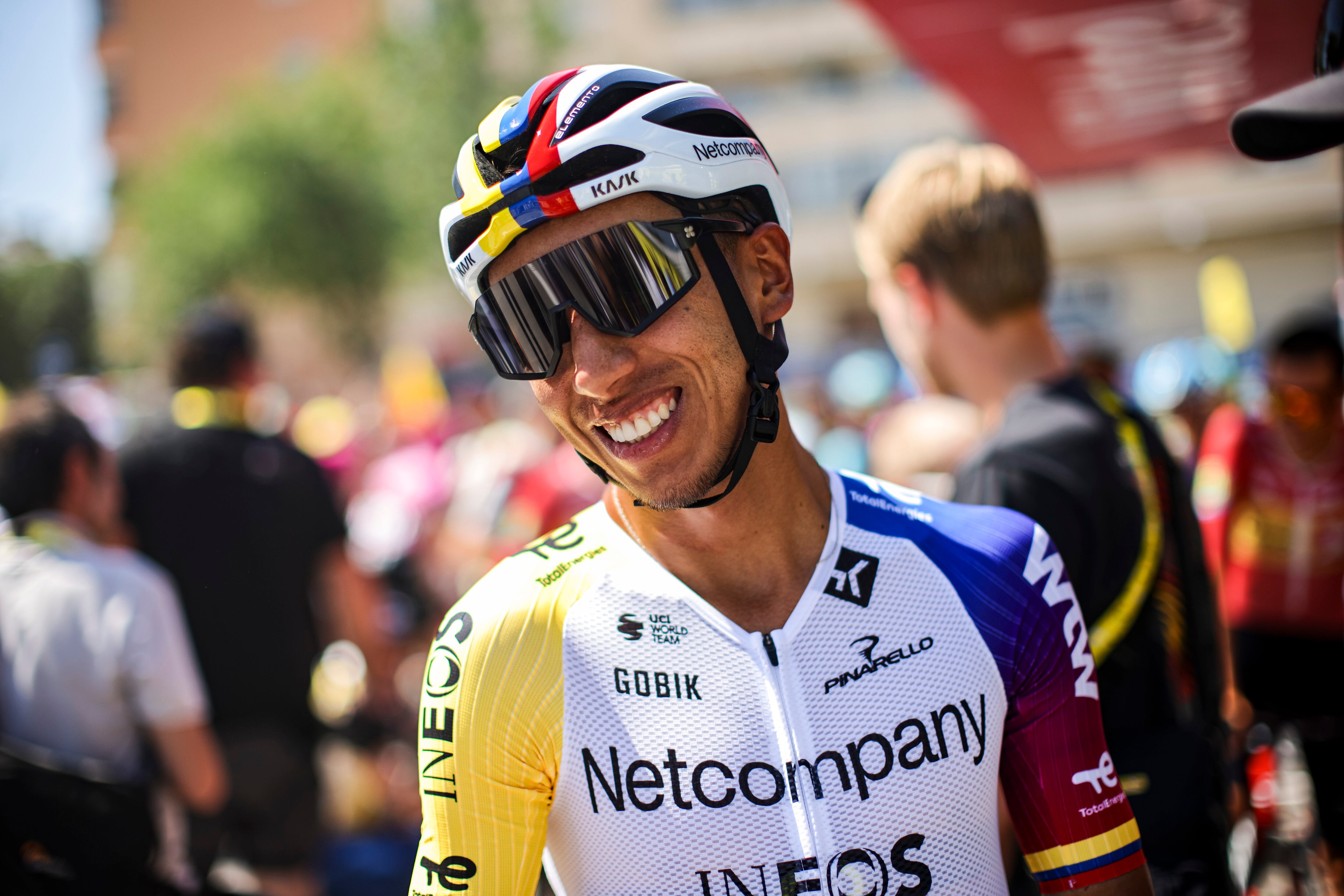 Egan Bernal of Netcompany INEOS participates in Stage 3, Granollers - Les Angles (195.5 km), during the Grand Depart Barcelone 2026 of the Tour de France 2026, UCI World Tour cycling event on July 6, 2026, in Granollers, Spain. (Photo by Gongora/NurPhoto via Getty Images)