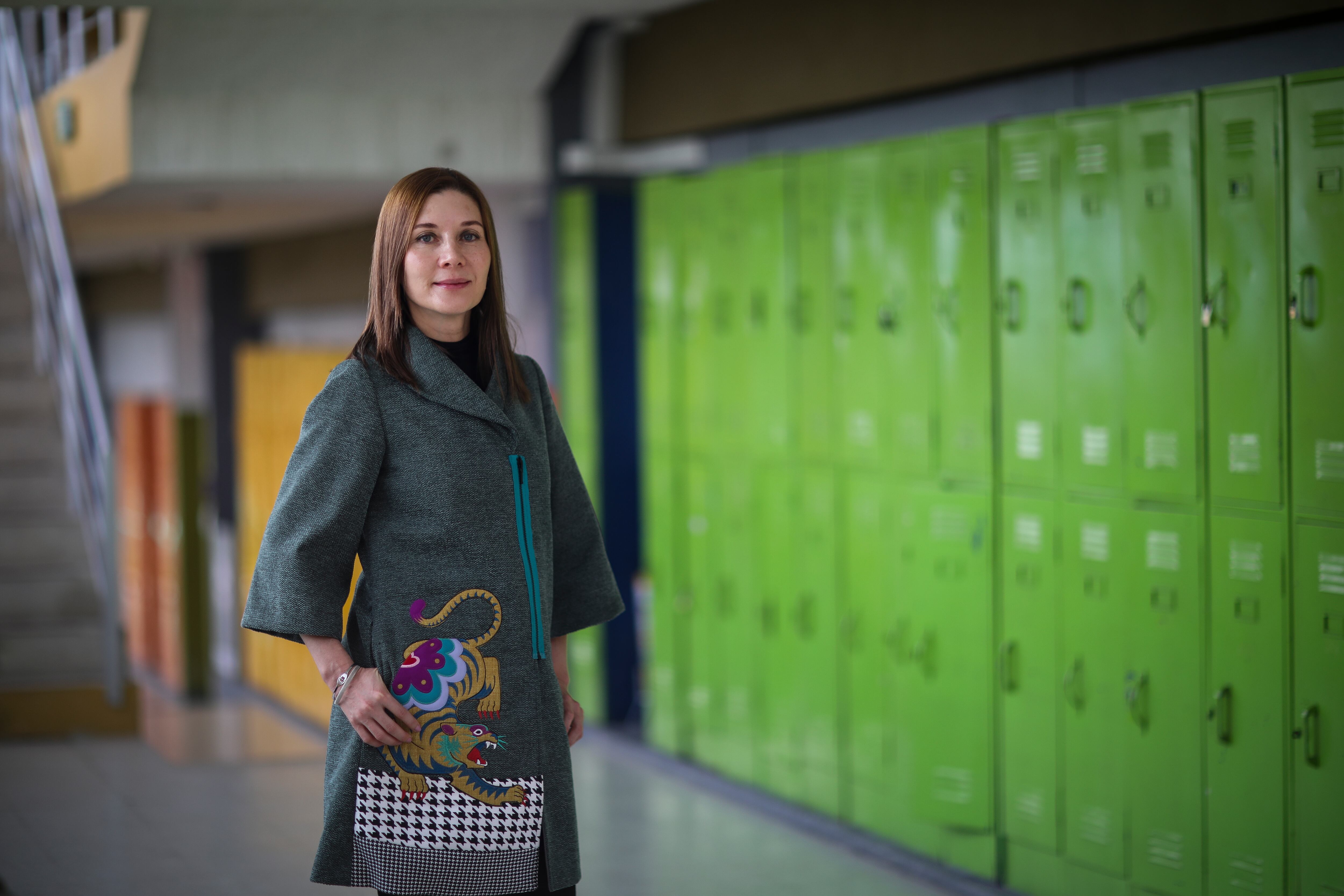 Consuelo Valderrama, rectora del colegio Calatrava.