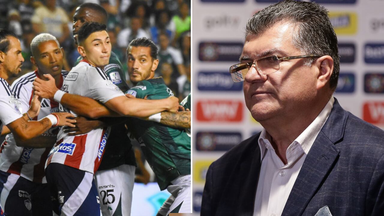 Carlos Mario Zuluaga, presidente de la Dimayor, explicó lo sucedido en el partido de Deportivo Cali vs. Junior