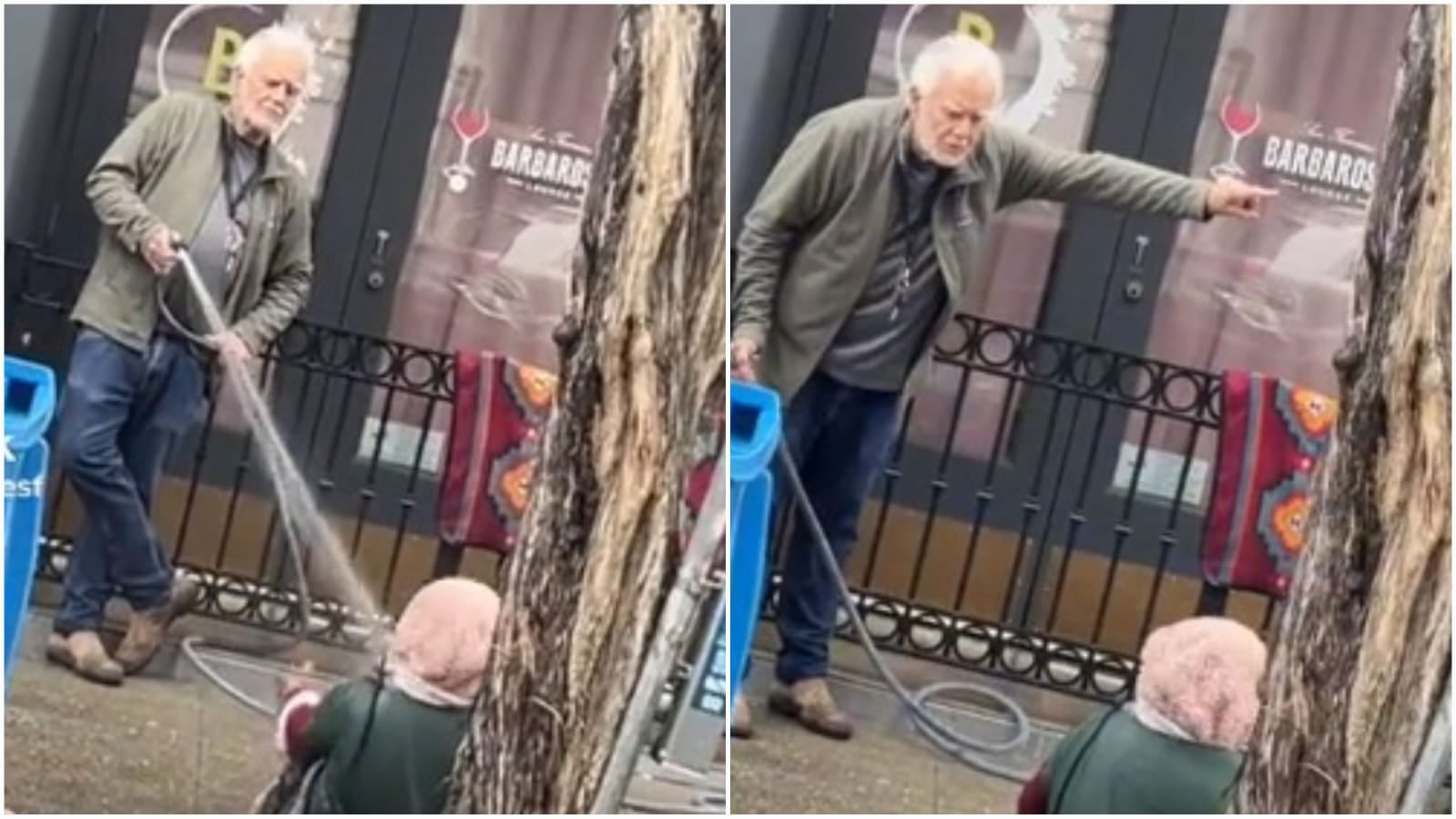 Según el propietario del local, la mujer lo había insultado previamente.