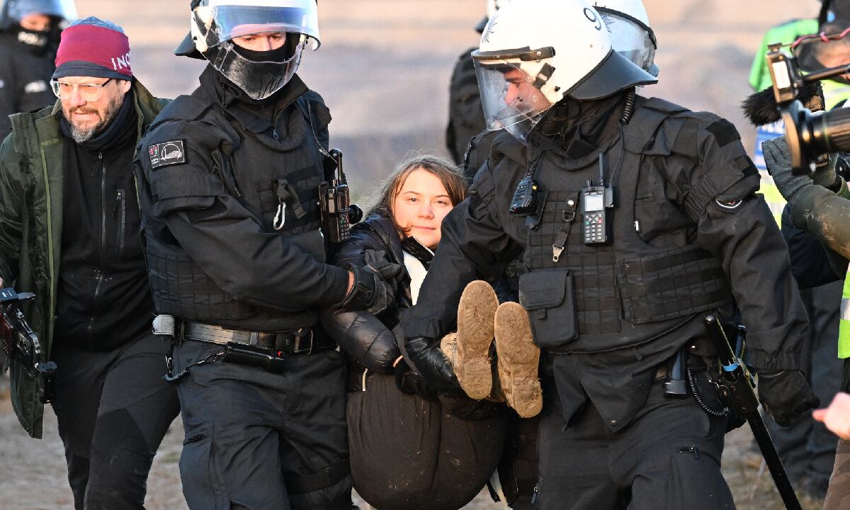Greta Thunberg, la activista había pronunciado acalorado discurso el pasado sábado en contra de Alemania.
