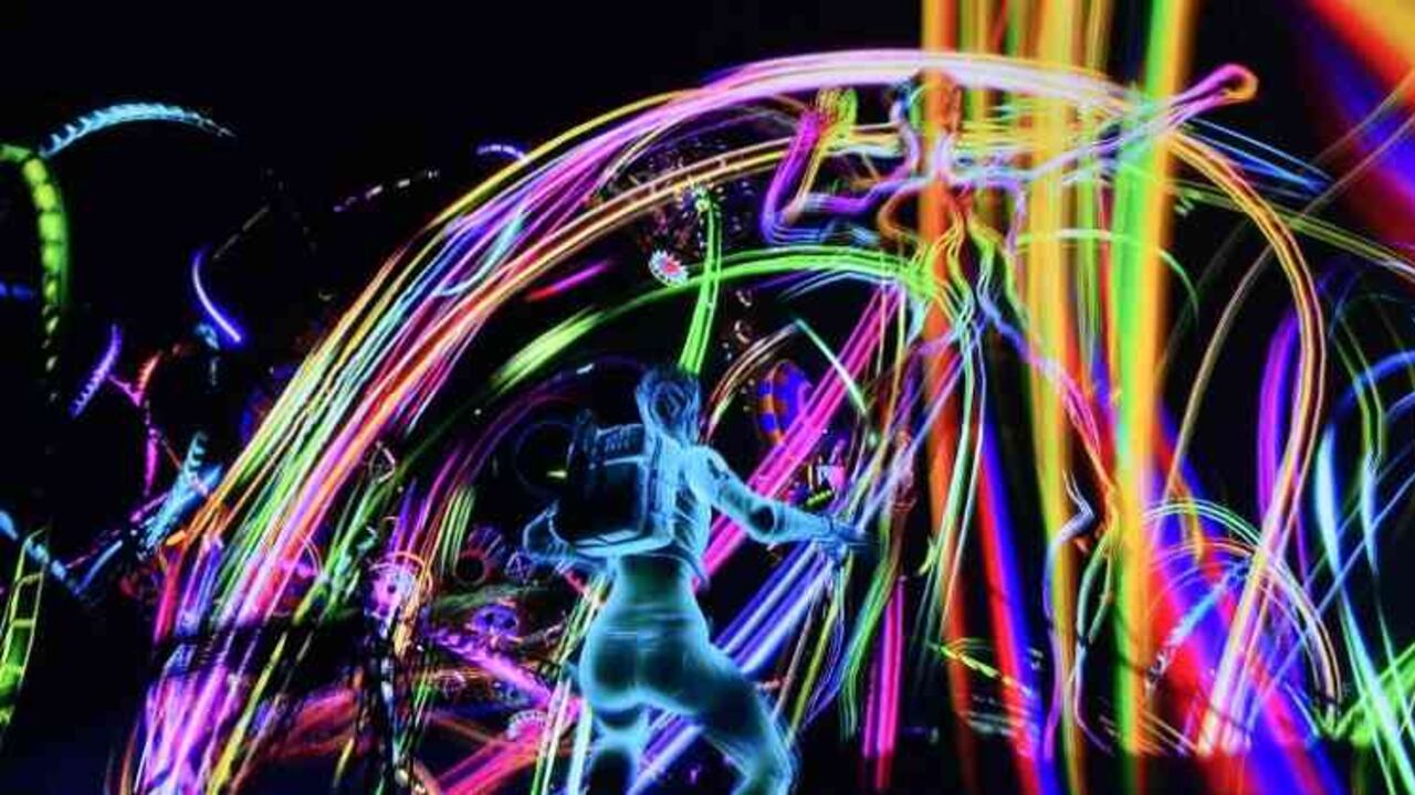 Travis Scott en Fornite. Foto: Frazer Harrison/ GETTY IMAGES NORTH AMERICA / AFP