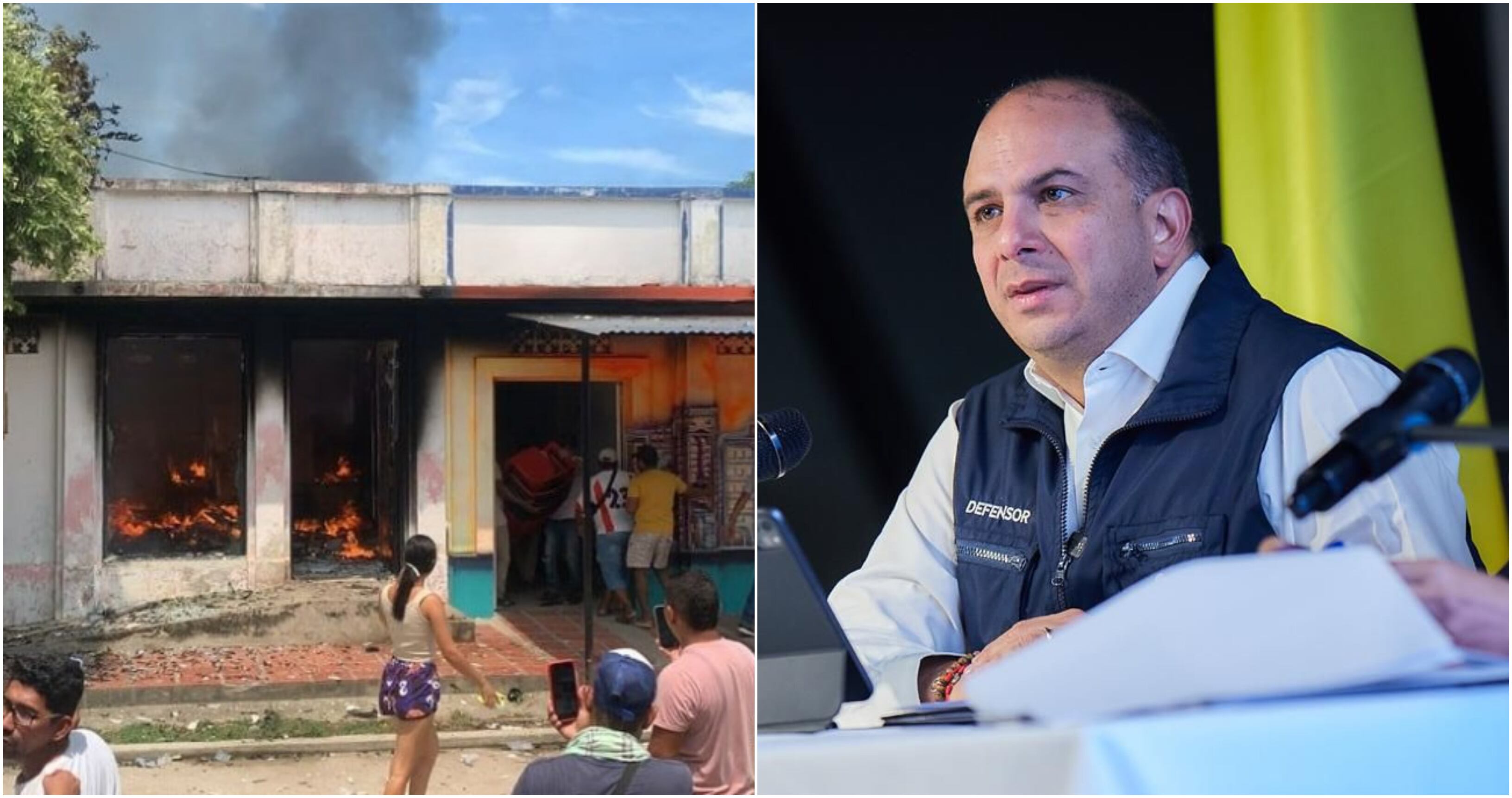 Defensor Carlos Camargo advierte que incendio en Registraduría de Gamarra era una tragedia anunciada: “Lo sucedido lo advertimos hace un par de días”