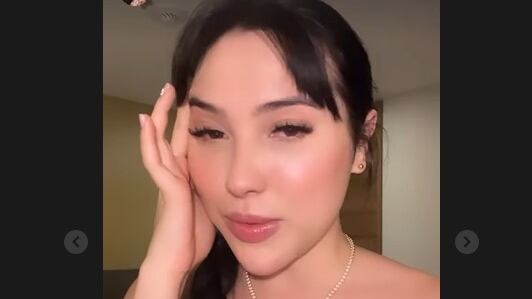 La creadora de contenido se dejó ver frágil y agradeció el apoyo de sus seguidores