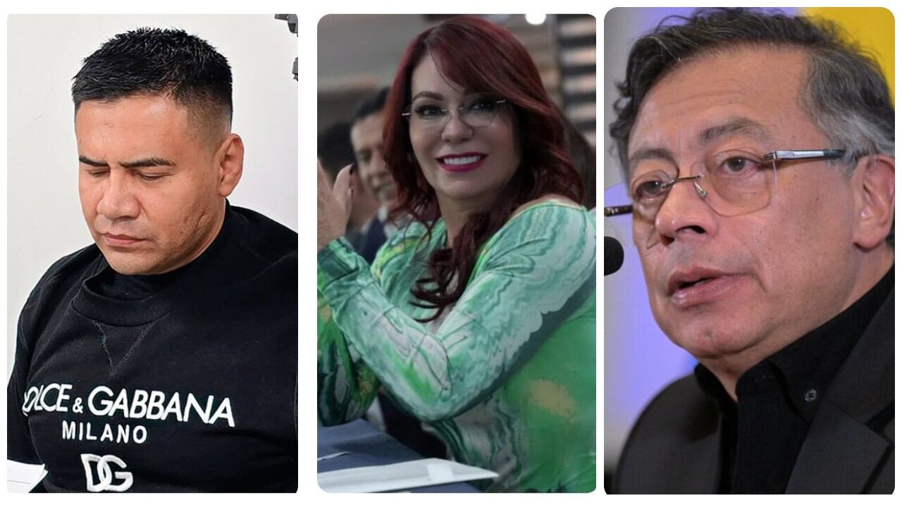 Alias Pipe Tuluá, Gloria Arizabaleta y Gustavo Petro.