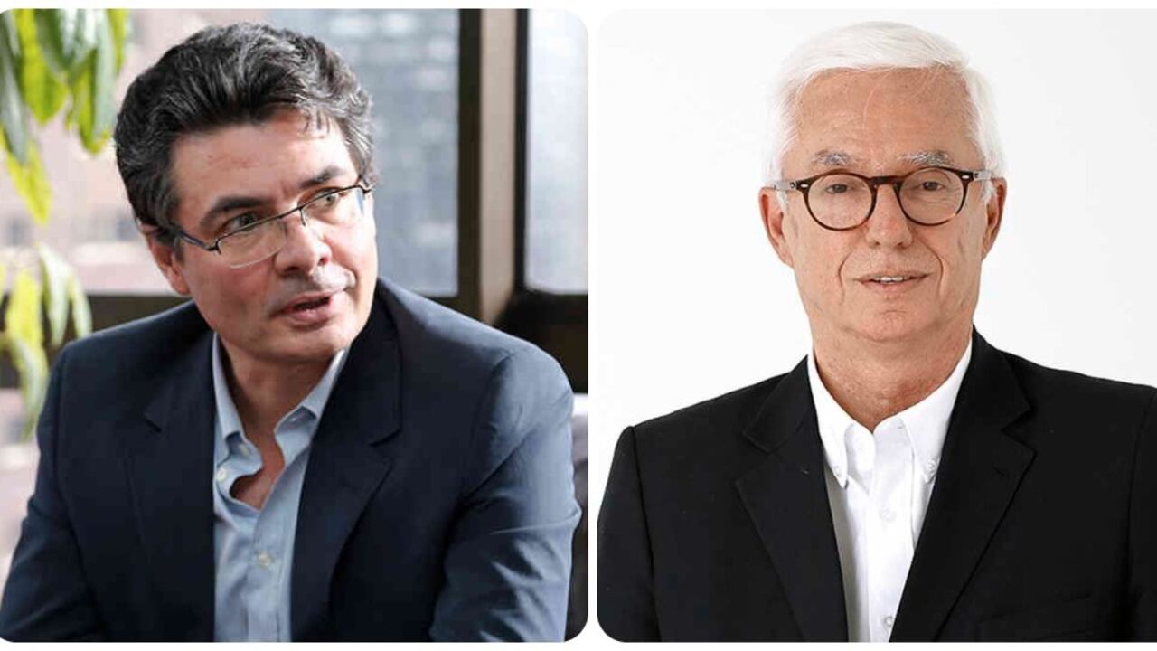 El exministro Alejandro Gaviria y Jorge Enrique Robledo