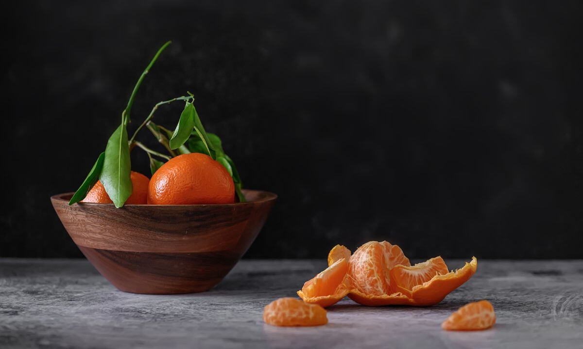 Mandarina para atraer dinero.