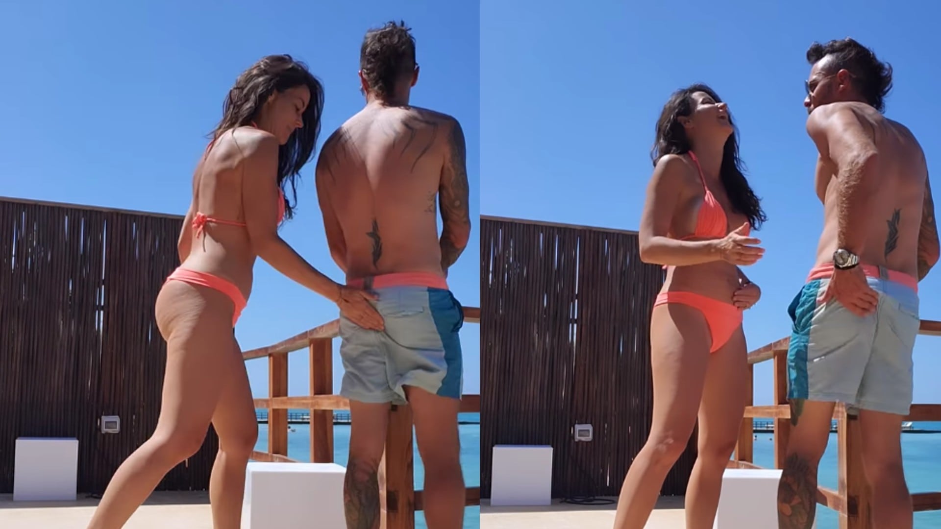 La caleña decidió jugarle una broma a modo de desquite a su esposo, tatán Mejía.