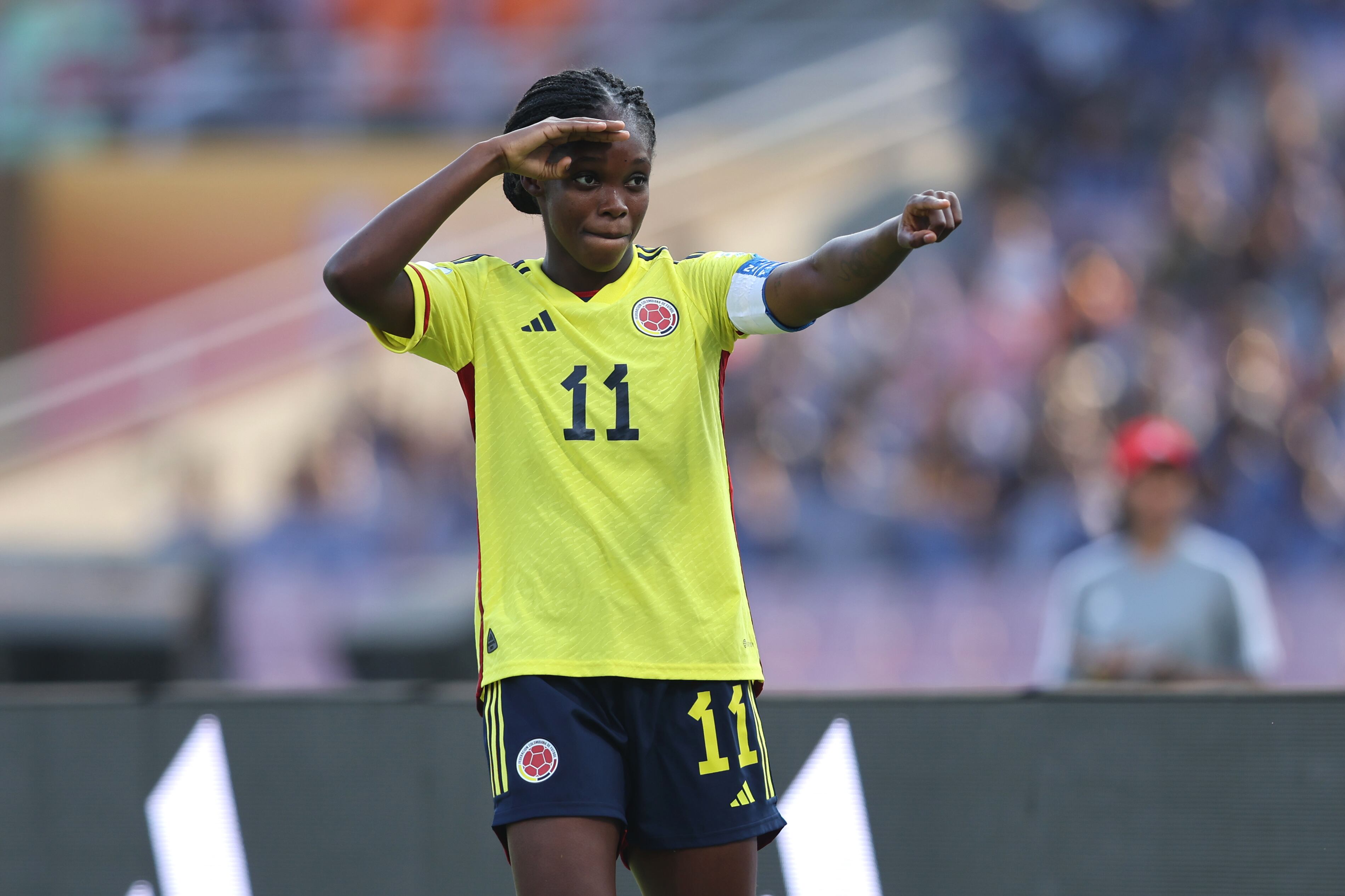Linda Caicedo, jugadora de la Selección Colombia.