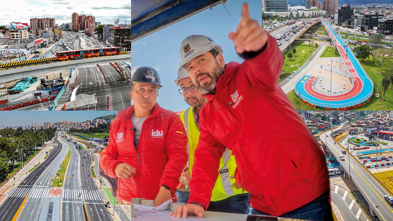 El alcalde Carlos Fernando Galán, y el director del IDU, Orlando Molano, le hacen seguimiento permanente a las obras.