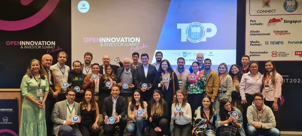 iNNpulsa quedó en el primer lugar del Ranking de Innovación Abierta presentado en el Open Innovation and Investor Summit Colombia. (Cortesía: iNNpulsa).