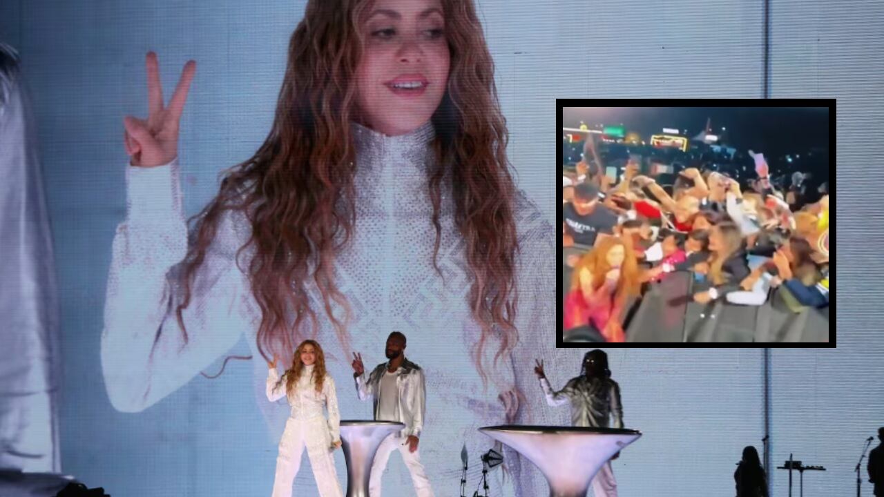 Shakira en concierto en Bogotá