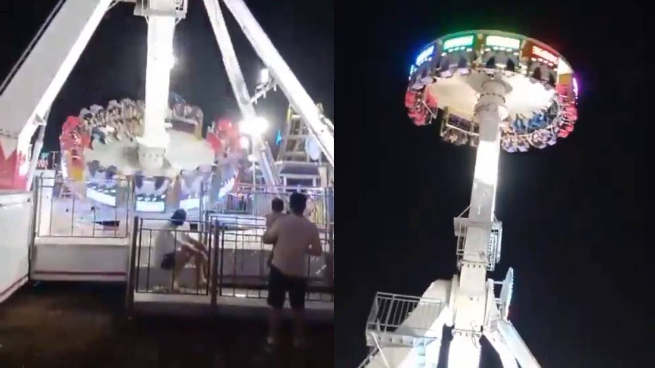 Las imágenes se volvieron virales en las redes sociales. El hombre se encuentra estable