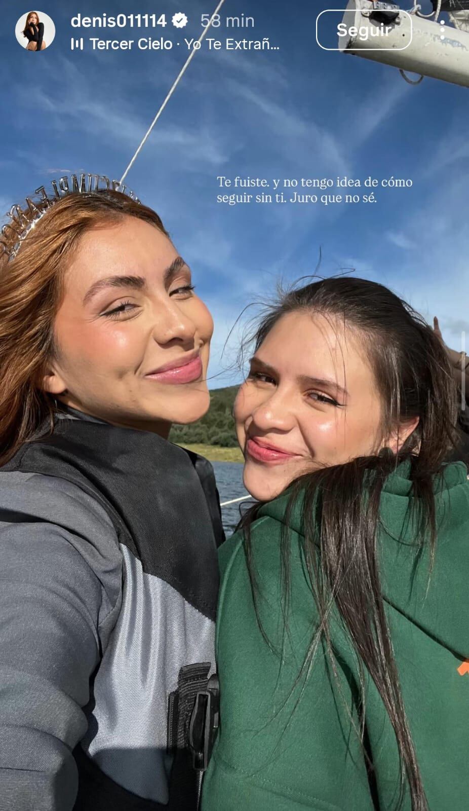 Denis Cruz confirmó muerte de su hermana