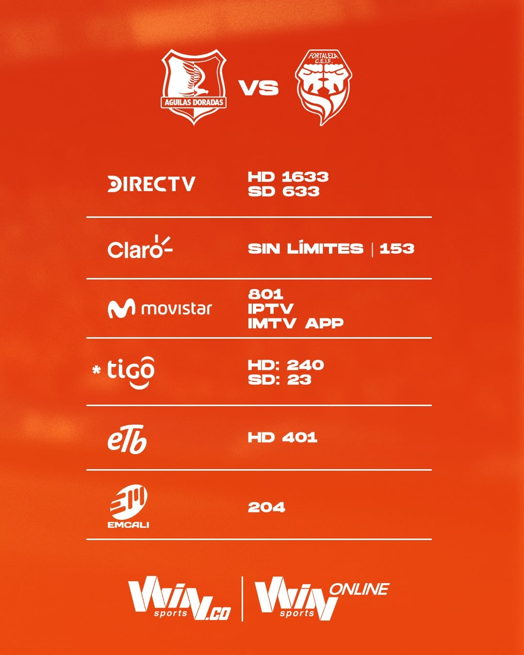 Águilas vs. Fortaleza