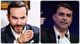 Abelardo De La Espriella y Flávio Bolsonaro.