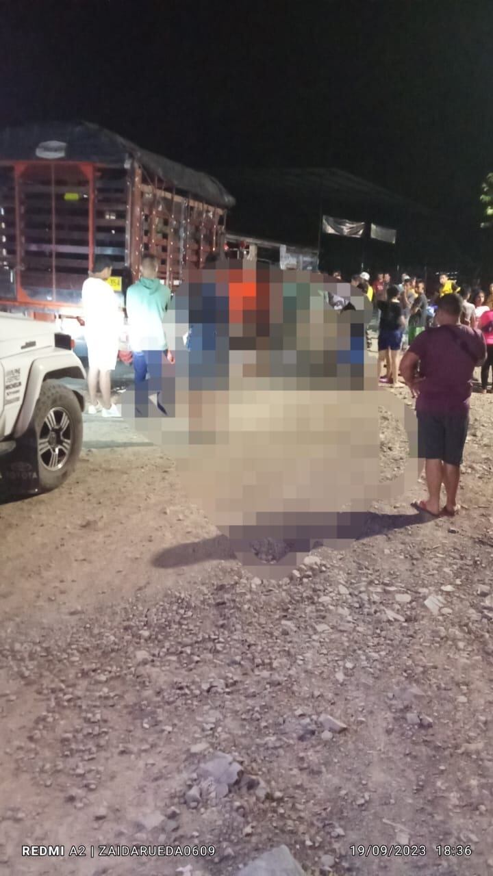 Accidente en El Carmen de Chucurí, Santander.