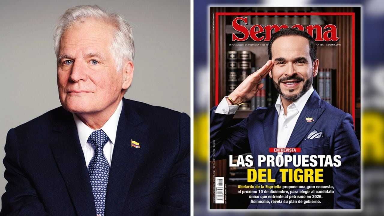 Miguel Uribe Londoño y Abelardo de la Espriella.