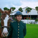 Cadete Santiago Ortega, campeón de salto equino cinco estrellas