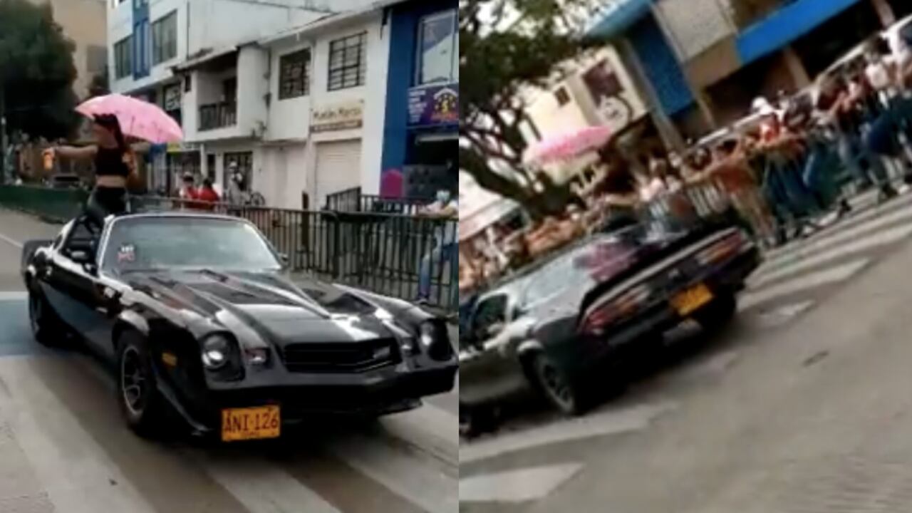 Momentos posteriores al accidente.