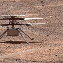 Foto del helicóptero Ingenuity captada por el rover Perseverance