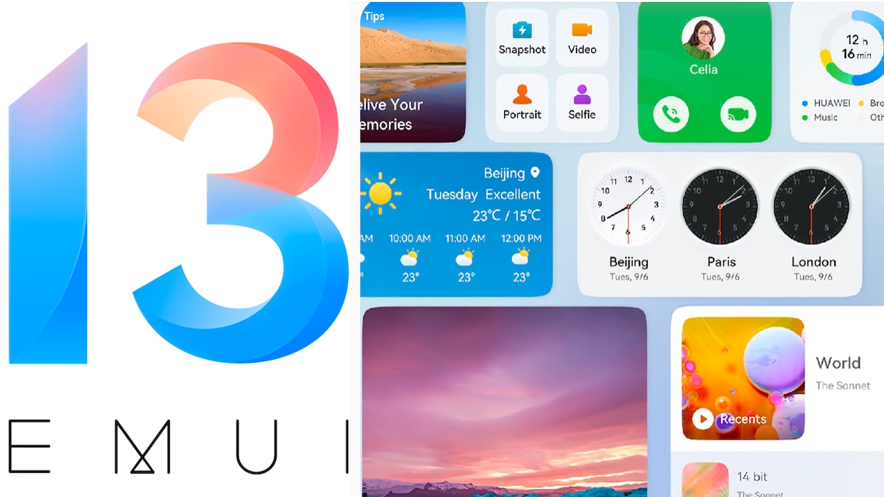 EMUI 13, actualización de sistema operativo que poseen los dispositivos Android.
