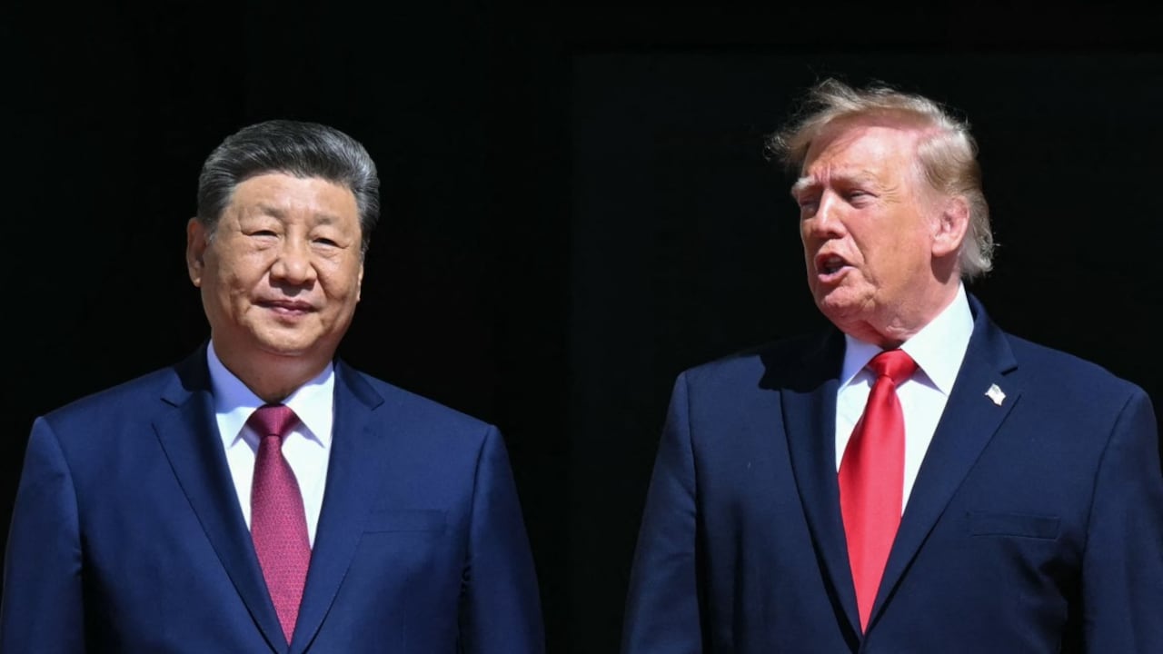 Los presidentes Xi Jinping y Donald Trump.