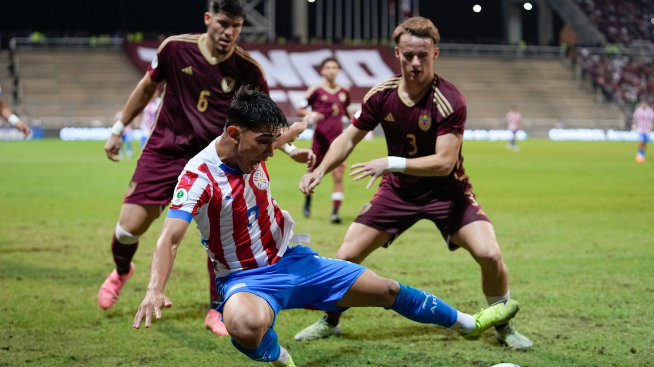 Imagen del partido entre Paraguay y Venezuela, este miércoles 29 de enero, por el Sudamericano Sub-20.