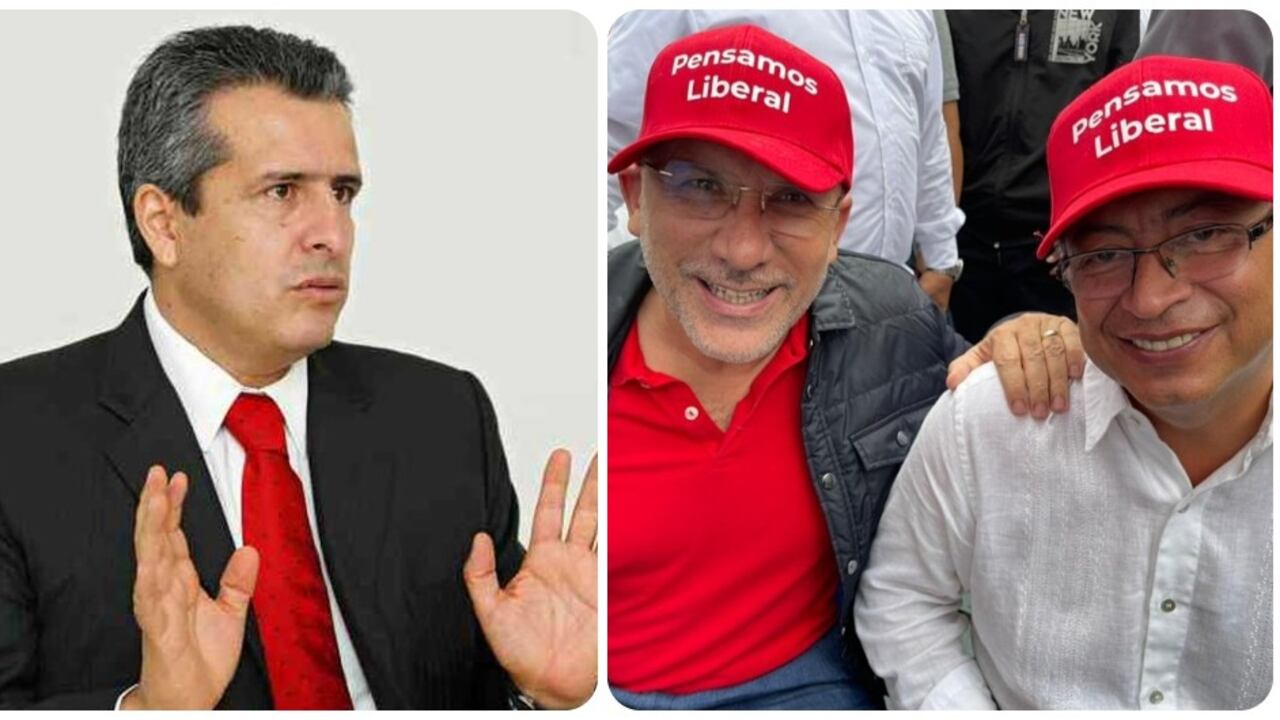 Luis Fernando Velasco, Roy Barreras y Gustavo Petro.