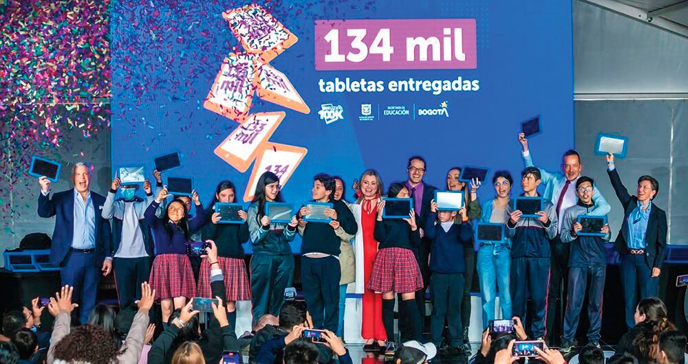 Evento de la Alcaldía de Claudia López.