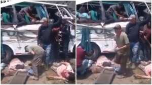 Increíble: Ni las víctimas del accidente se salvan de ladrones, aunque estaban heridos, fueron robados